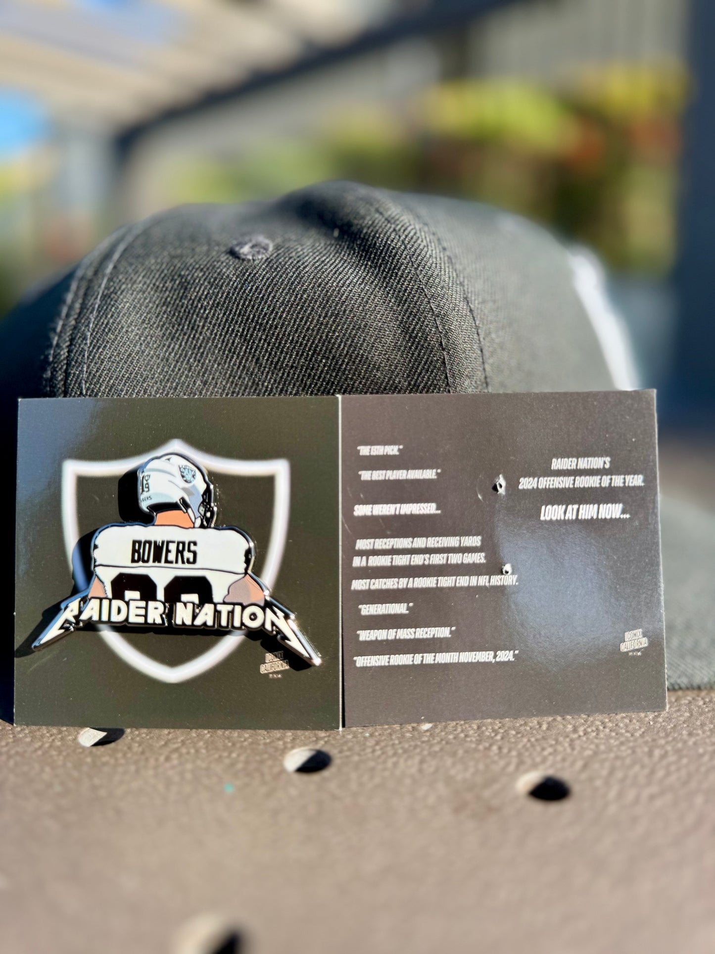 "Brock Bowers / Raider Nation \" Pin