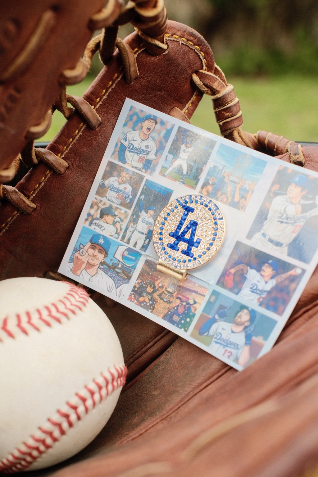L.A. World Series Ring Hat Clip & Bottle Opener