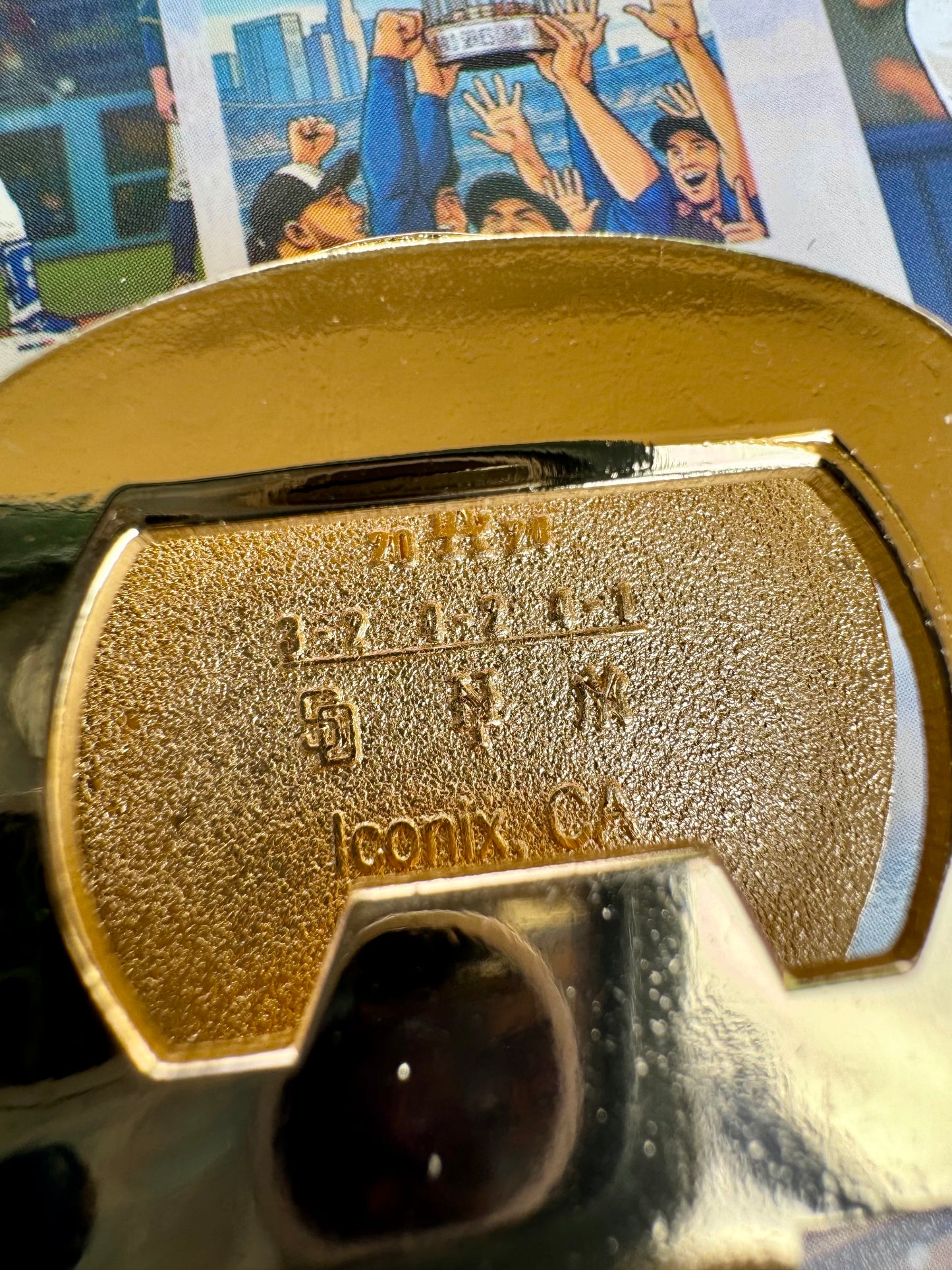 L.A. World Series Ring Hat Clip & Bottle Opener