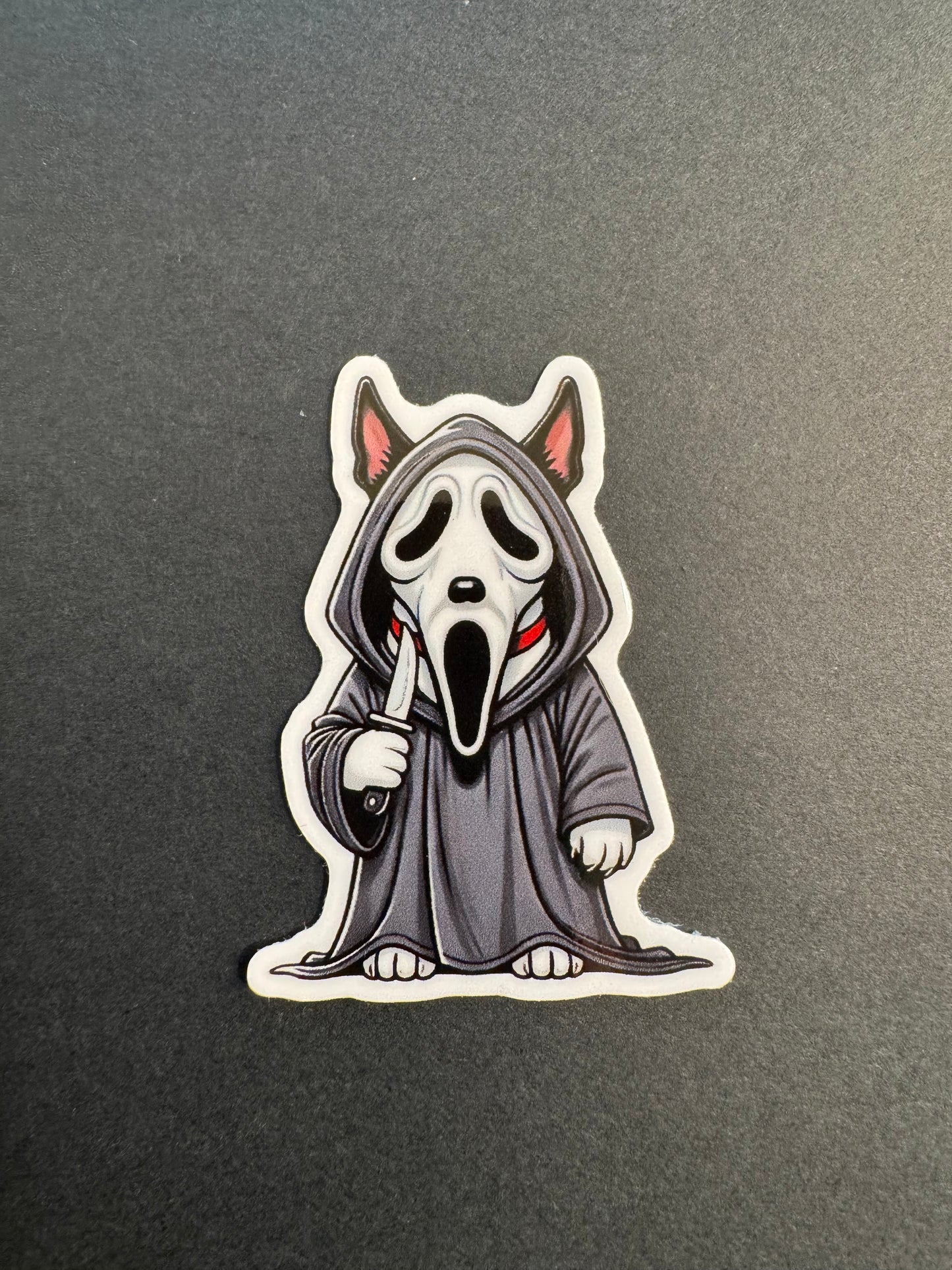 Ghostfaced Terrier - Sticker