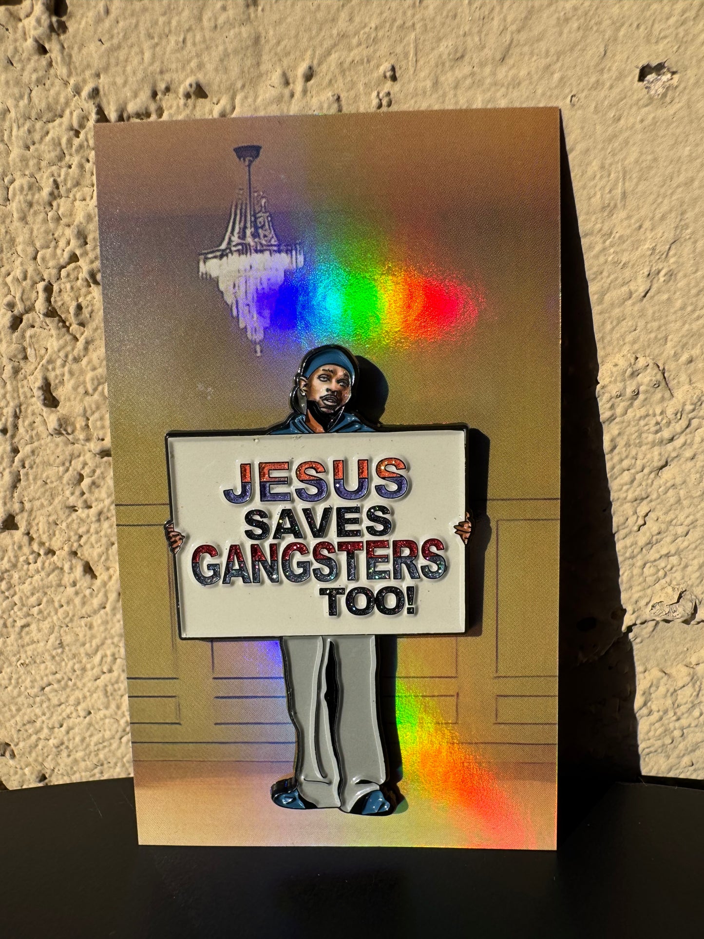 "Jesus Saves" K-Dot Pin