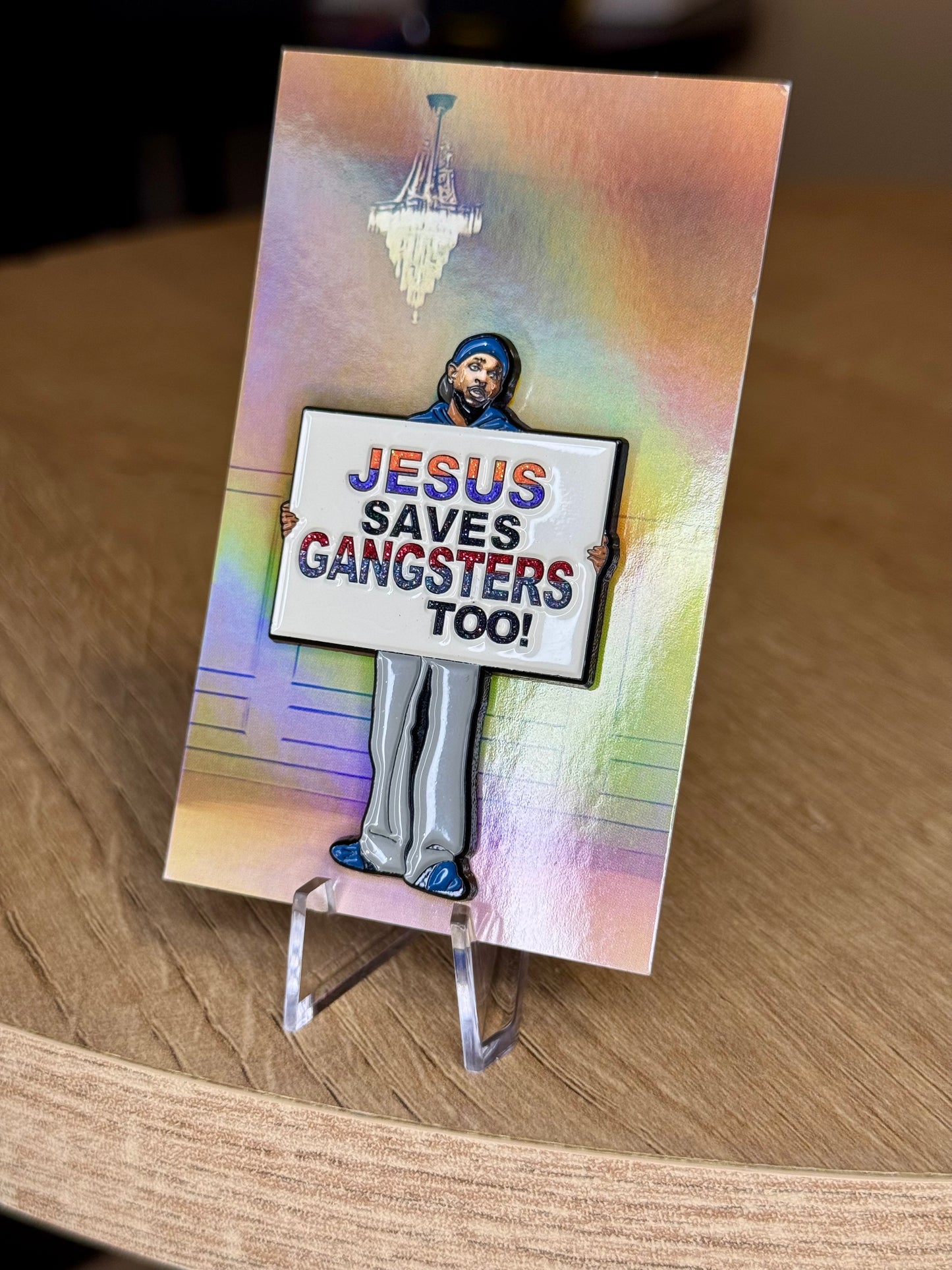 "Jesus Saves" K-Dot Pin